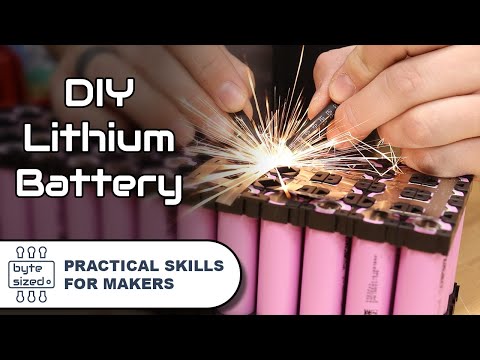 How To Make A Lithium Battery Pack With 18650 Cells | Practical Skills For Makers