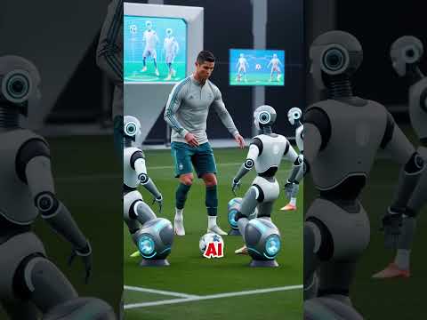 Ronaldo&#039;s Secret AI Robot Army Revealed!⚽🤖#ronaldoAI #Ronaldo #Football #Secret #Robots #Tech
