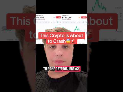 This Crypto is About to Crash😨😨🚨🚨