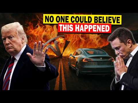 Elon Musk in a State of Panic As Tesla Sales Collapsed - Trump Tariffs on the EU &amp; Canada be CANCEL?