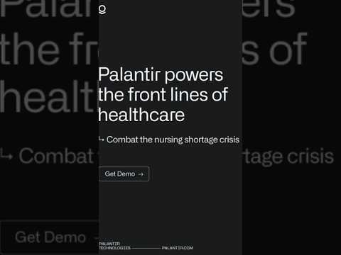PALANTIR WILL REVOLUTIONIZE HEALTHCARE #stockmarket #short #palantir #ai