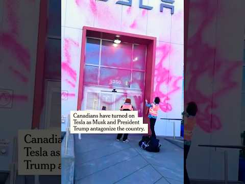 Teslas Vandalized in Canada as Trump and Musk Face Backlash