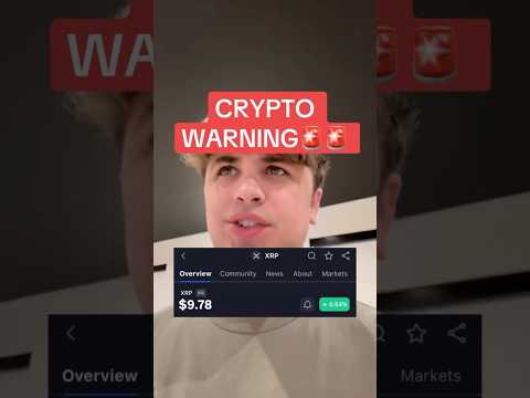 CRYPTO &amp; XRP WARNING!!!!🚨🚨