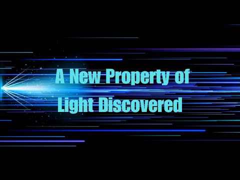 A New Property of Light Discovered: A Breakthrough in Optoelectronics