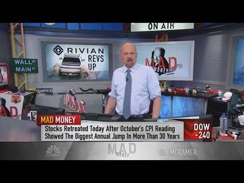 Jim Cramer offers an explanation for EV start-up Rivian reaching $86 billion market cap