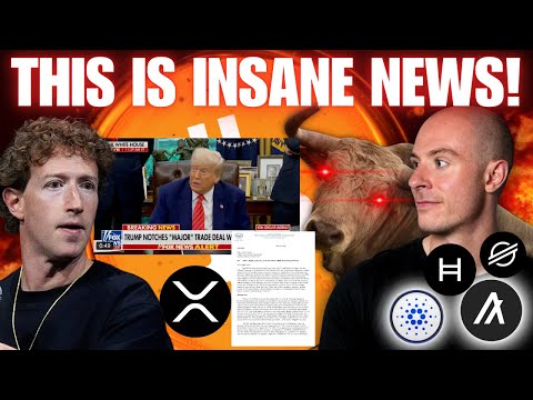 Trump &#039;Buy Stocks&#039; .. SEC Files Settlement With Ripple XRP!!!!! Meta / Facebook Crypto Announcement!