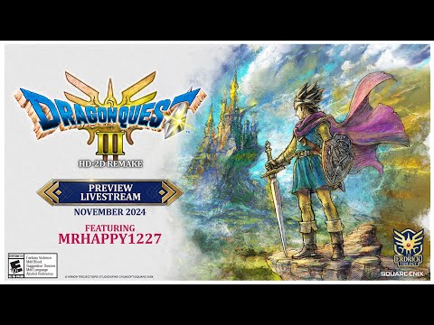 DRAGON QUEST III HD-2D Remake Preview Livestream with @Mrhappy1227!