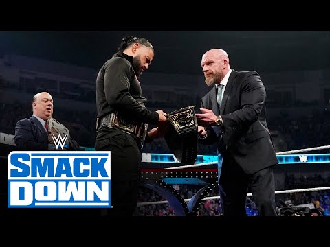 Triple H presents Reigns a new Undisputed WWE Universal Title: SmackDown Highlights, June 2, 2023