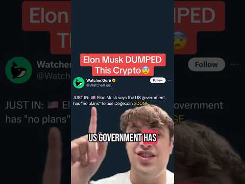 Elon Musk DUMPED This Crypto😨😨