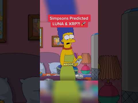 Simpsons Predicted LUNA &amp; XRP?! #crypto #xrp #luna #priceprediction #shorts #simpsons #bitcoin