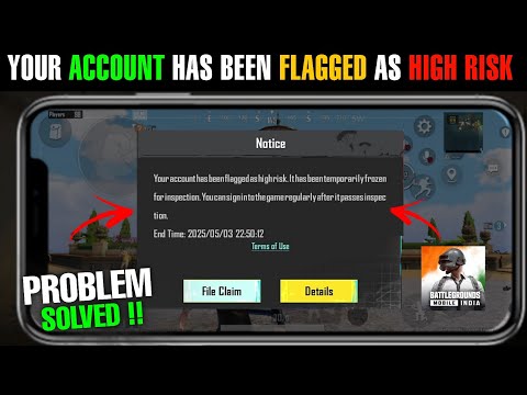 Bgmi Id Unban Trick 🔥| Your Account has been Flagged As High Risk | Bgmi Id Unban
