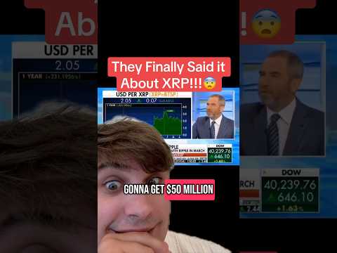 They Finally Said it About XRP!!!😨😨