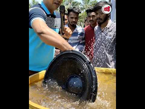 ALS पुरा स्पीकर पानी में डूबा दिया, Waterproof Speaker 🔊🌌 #shorts #Youtubeshorts #viral