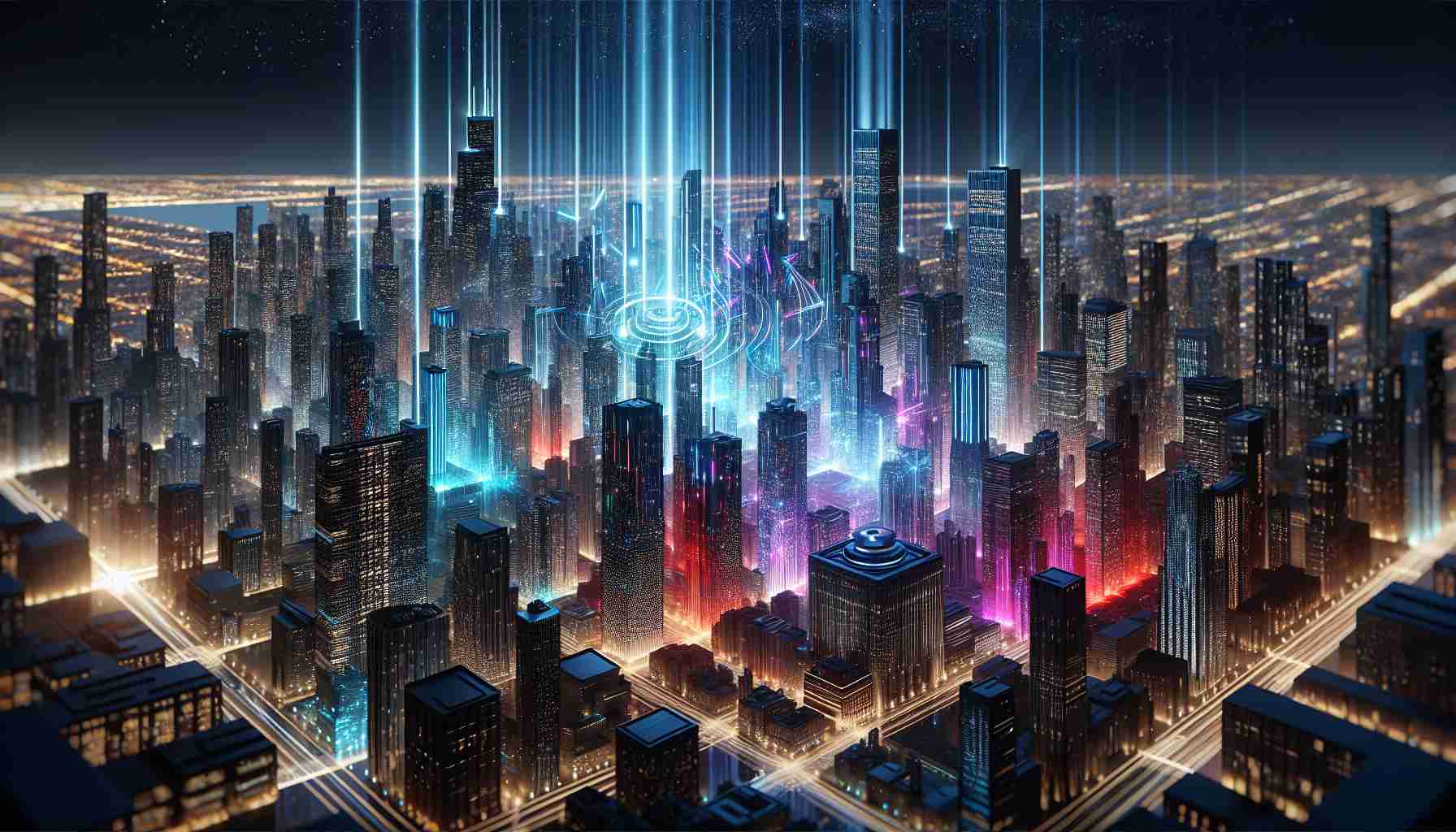 Transforming Nightscapes! Chicago’s Futuristic Color Changing Lighting