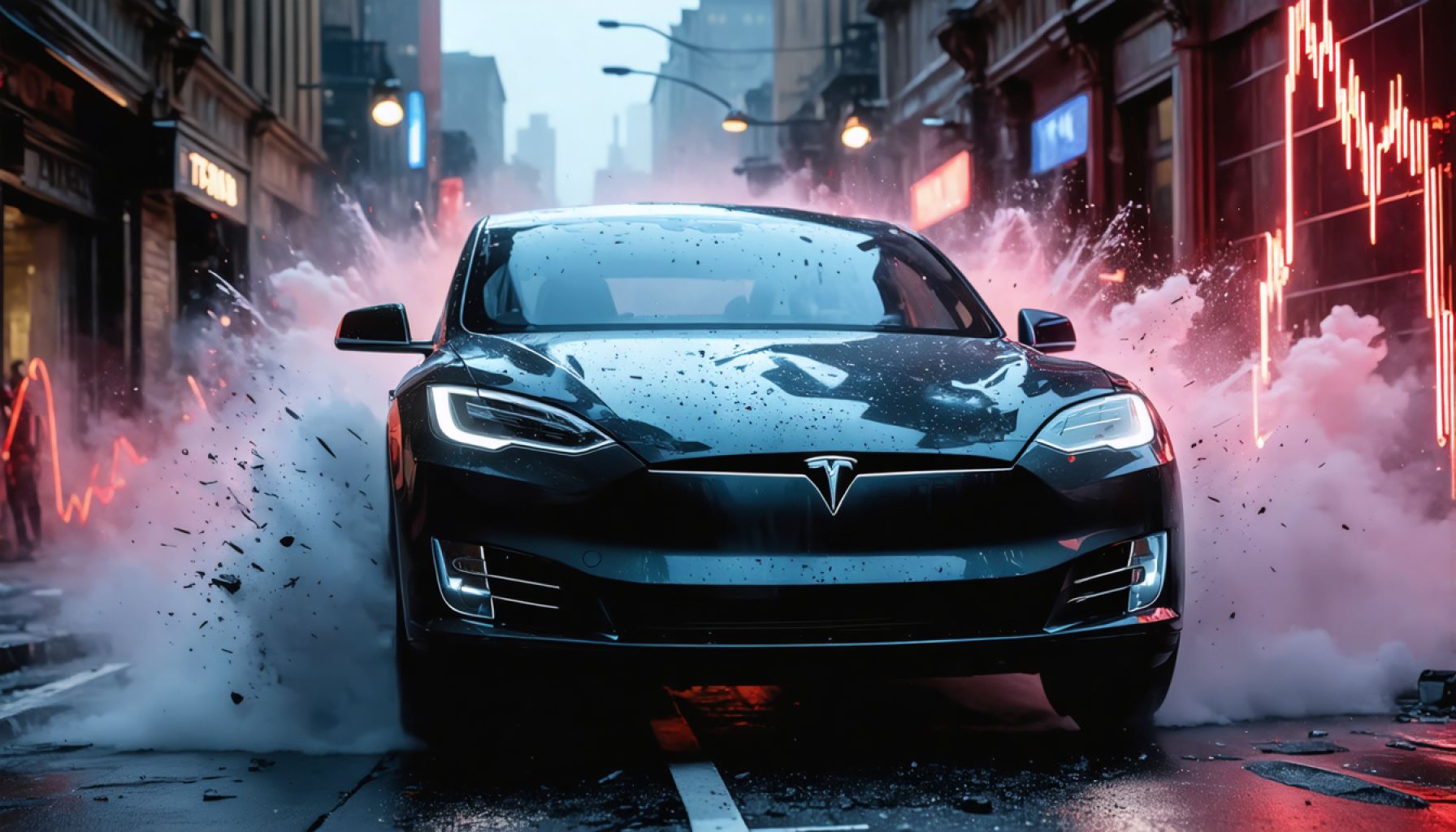 Tesla’s Tumultuous Tumble: A 15% Plunge Amidst Mounting Doubts and Musk’s Steady Hand